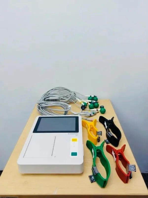 ECG machine for cardiac assessments